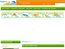 Tablet Screenshot of bulgaria-express.com